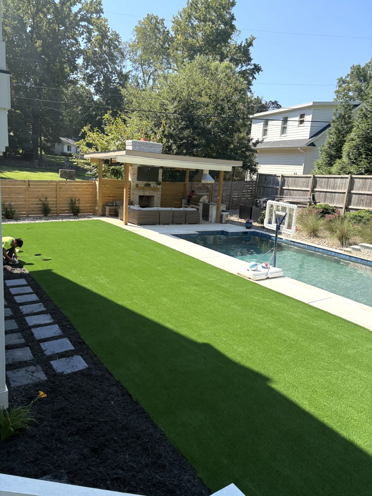 Pool Lawn & Outdoor Living — Wide Angle