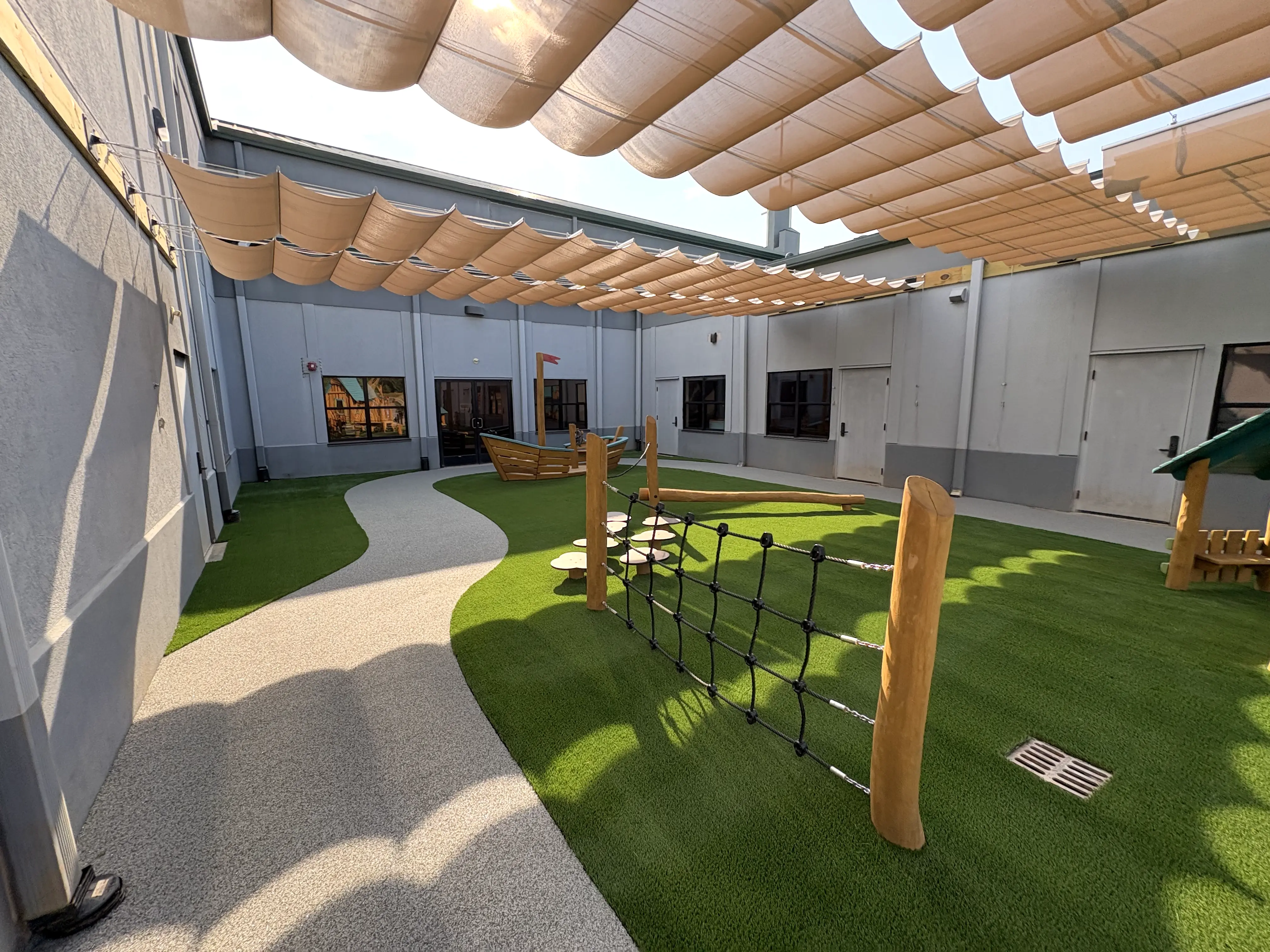 Recreational and sports artificial turf field installation in Charlotte NC