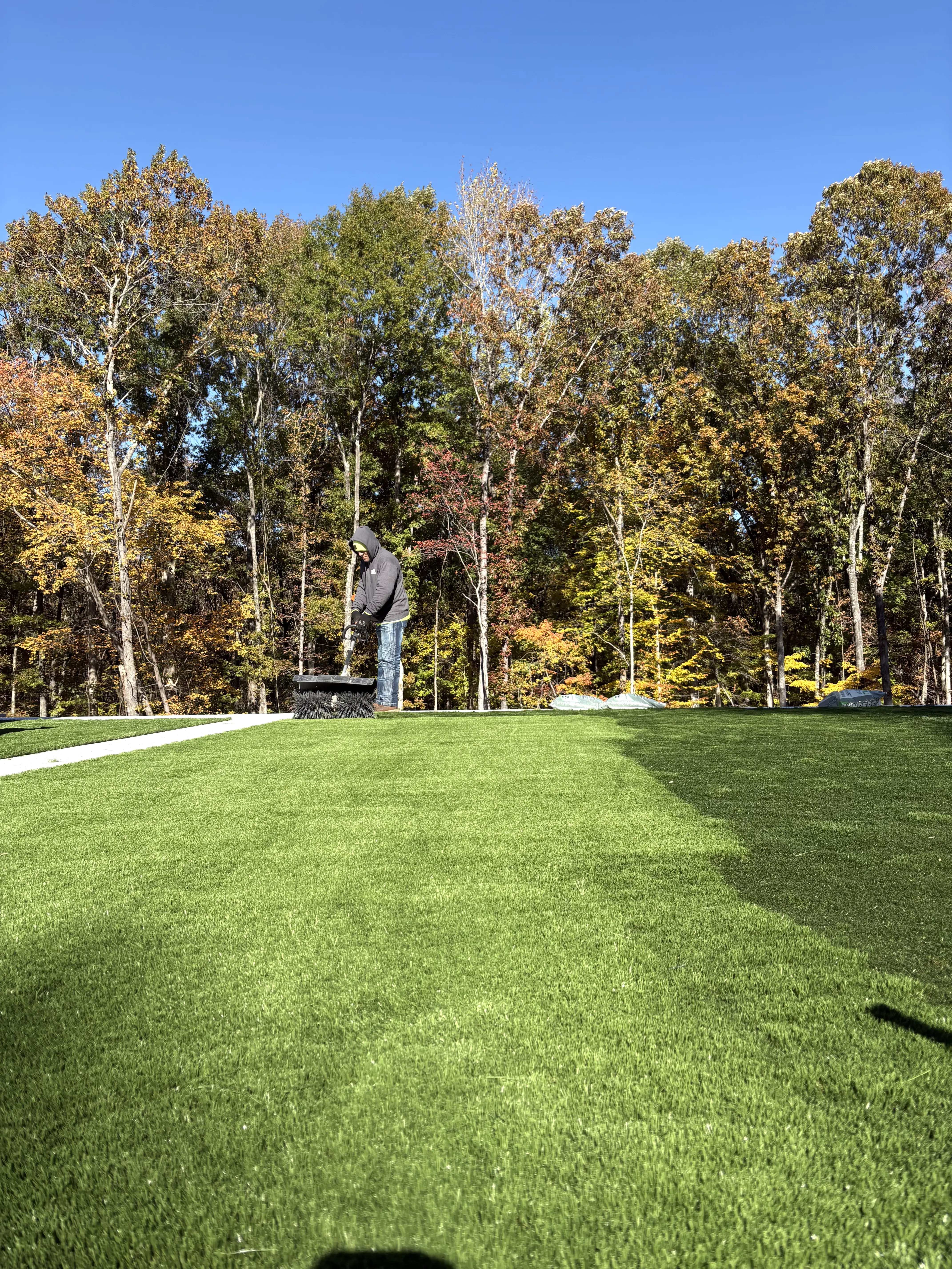 Large Estate Lawn — Fall Installation